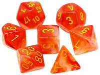 Dice 7ct Ghostly Glow Orange/Yellow