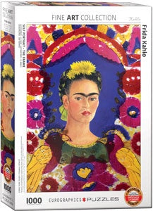 Self Portrait Frame by Frida Kahlo 1000PC Puzzle