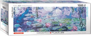 Waterlilies by Claude Monet Panoramic 1000PC Puzzle