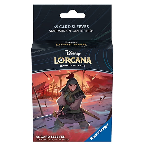 Card Sleeves: Disney Lorcana- Rise of the Floodborn- Mulan (65 ct.)