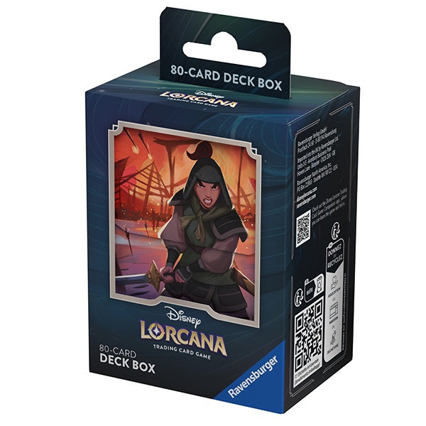 Deck Box: Disney  Lorcana- Rise of the Floodborn- Mulan