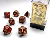 Dice 7ct Speckled Mercury