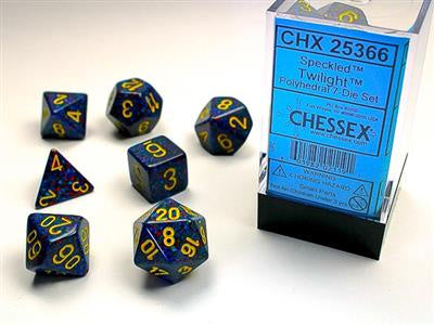 Dice 7ct Speckled Twilight