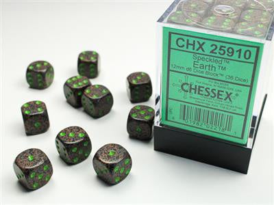 D6 12mm Earth Elemental