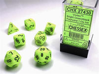 Dice 7ct Vortex Bright Green/Black