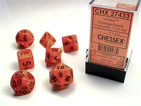 Dice 7ct Vortex Orange/Black