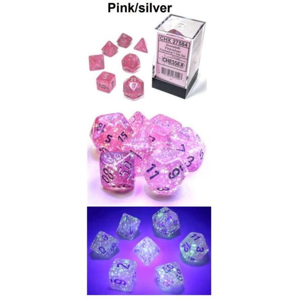 7-Die Set - Borealis Pink/Silver with Luminary